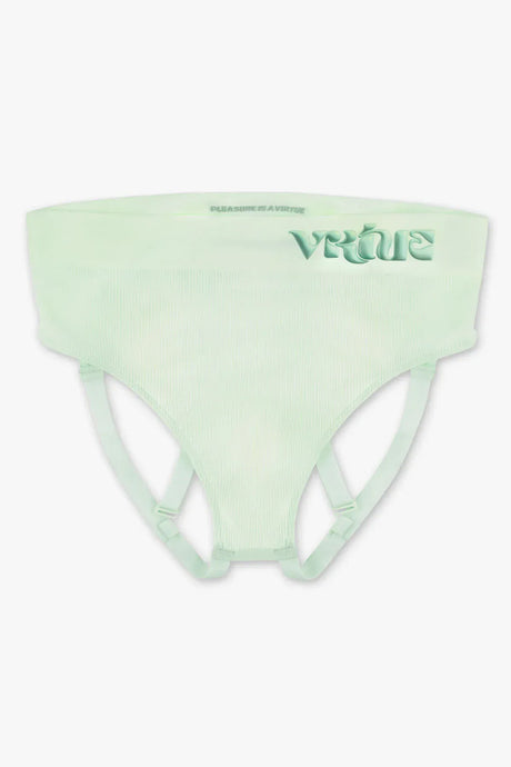 Virtue Women's Medium JockVStrap Rib Briefs