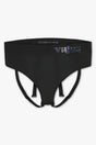 Virtue Women's Small JockVStrap Sheer Briefs - Black