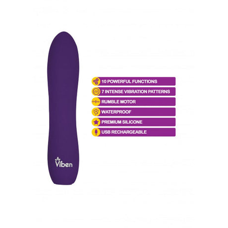 Vivacious Bullet Vibrator - Violet