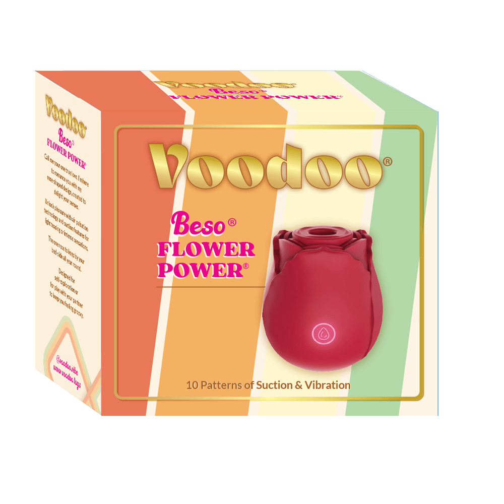 Voodoo Flower Power Rose - Red