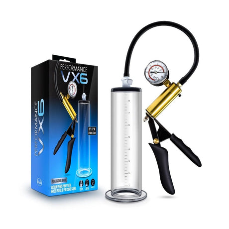 VX6 Vacuum Pump w Brass Pistol/Gauge
