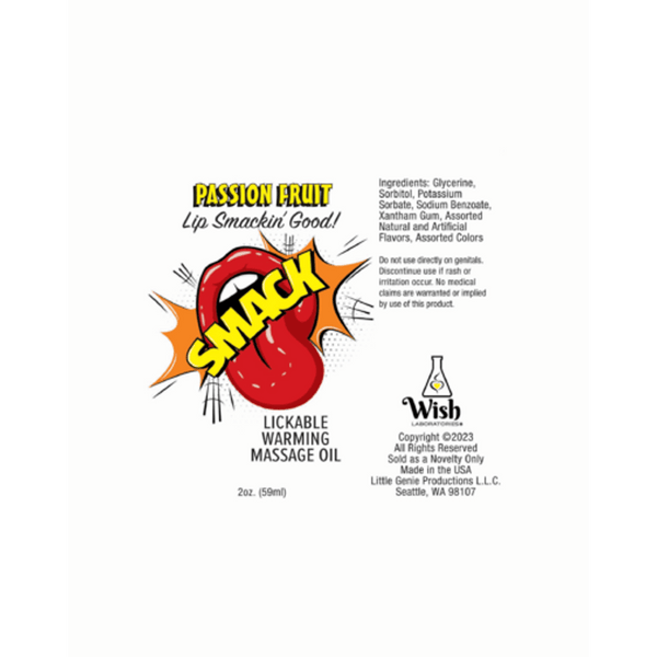 Warming & Lickable Massage Oil PassionFr