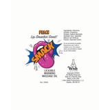 Warming & Lickable Massage Oil Peach