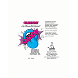 Warming & Lickable Massage Oil Strawberr