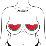 Watermelon Slice with a Bite Breast Pasties