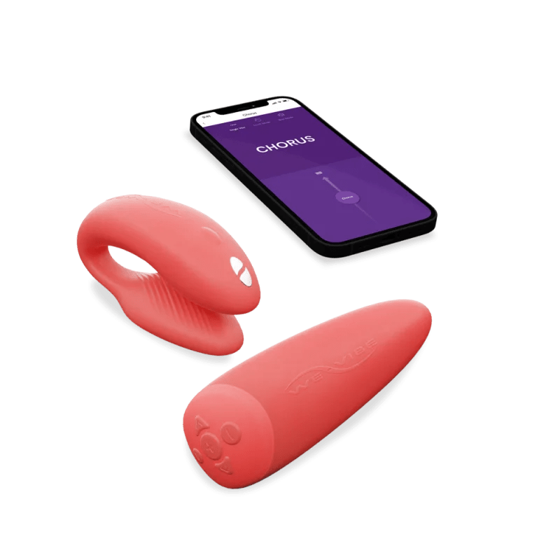 We-Vibe Chorus Couples Vibrator Crave Coral App Control Discreet Life We-Vibe Chorus Couples Vibrator Crave Coral App Control Discreet Life