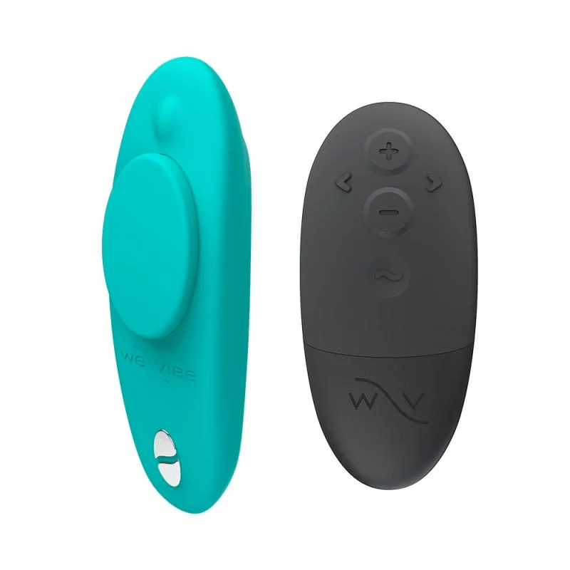 Vibrateur à porter dans la culotte We-Vibe Moxie+ Aqua contrôlé par application