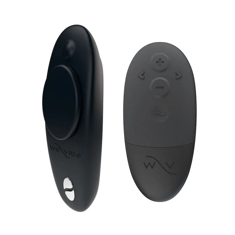 Vibrateur à porter dans la culotte We-Vibe Moxie+ Noir satiné contrôlé par application