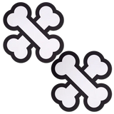White Crossbone Breast Pasties