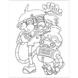 Who Smokes Weed Colouring Book
