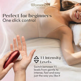 Womanizer Pro Bordeaux Red for Luxury Touchless Clitoral Stimulation