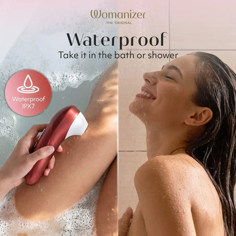 Womanizer Pro Bordeaux Red for Luxury Touchless Clitoral Stimulation