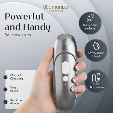 Womanizer Pro Clitoral Stimulator for Powerful Air Pulse Orgasms