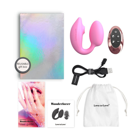 Wonderlover G-Spot & Clitoral Stimulator - PINK PASSION