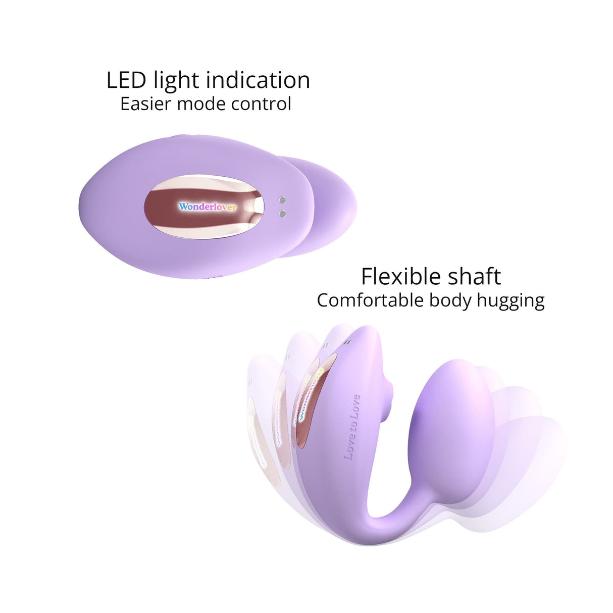 Wonderlover G-Spot & Clitoral Stimulator - VIVA MAUVE