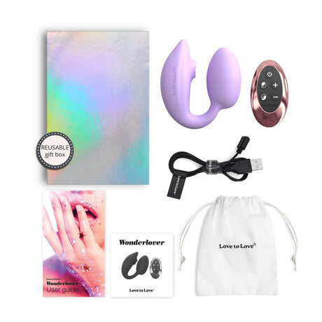 Wonderlover G-Spot & Clitoral Stimulator - VIVA MAUVE