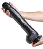 XR Master Cock The Black Destroyer 17" Huge Dildo