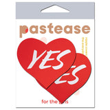 'YES' Red Heart Pasties * test