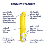 Yummy Sunshine G or P-Spot, Clit & Nip Vibe