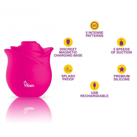 Zen Rose - Hot Pink - Handheld Rose