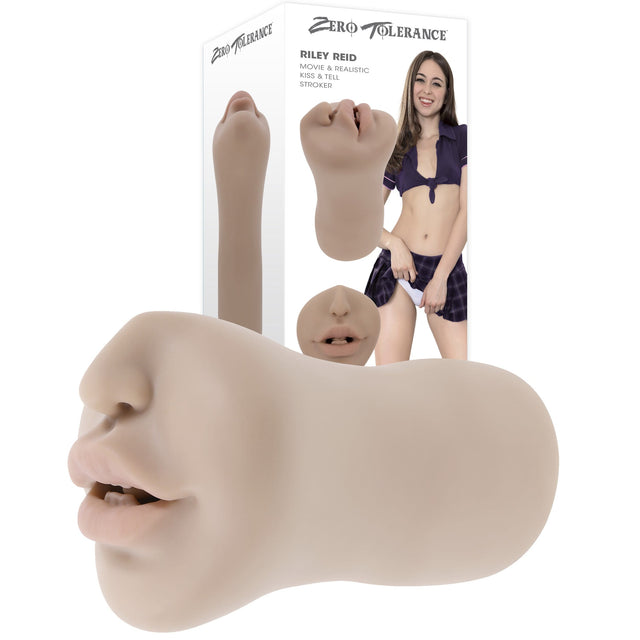 Zero Tolerance Riley Reid Realistic Vibrating Mouth Stroker